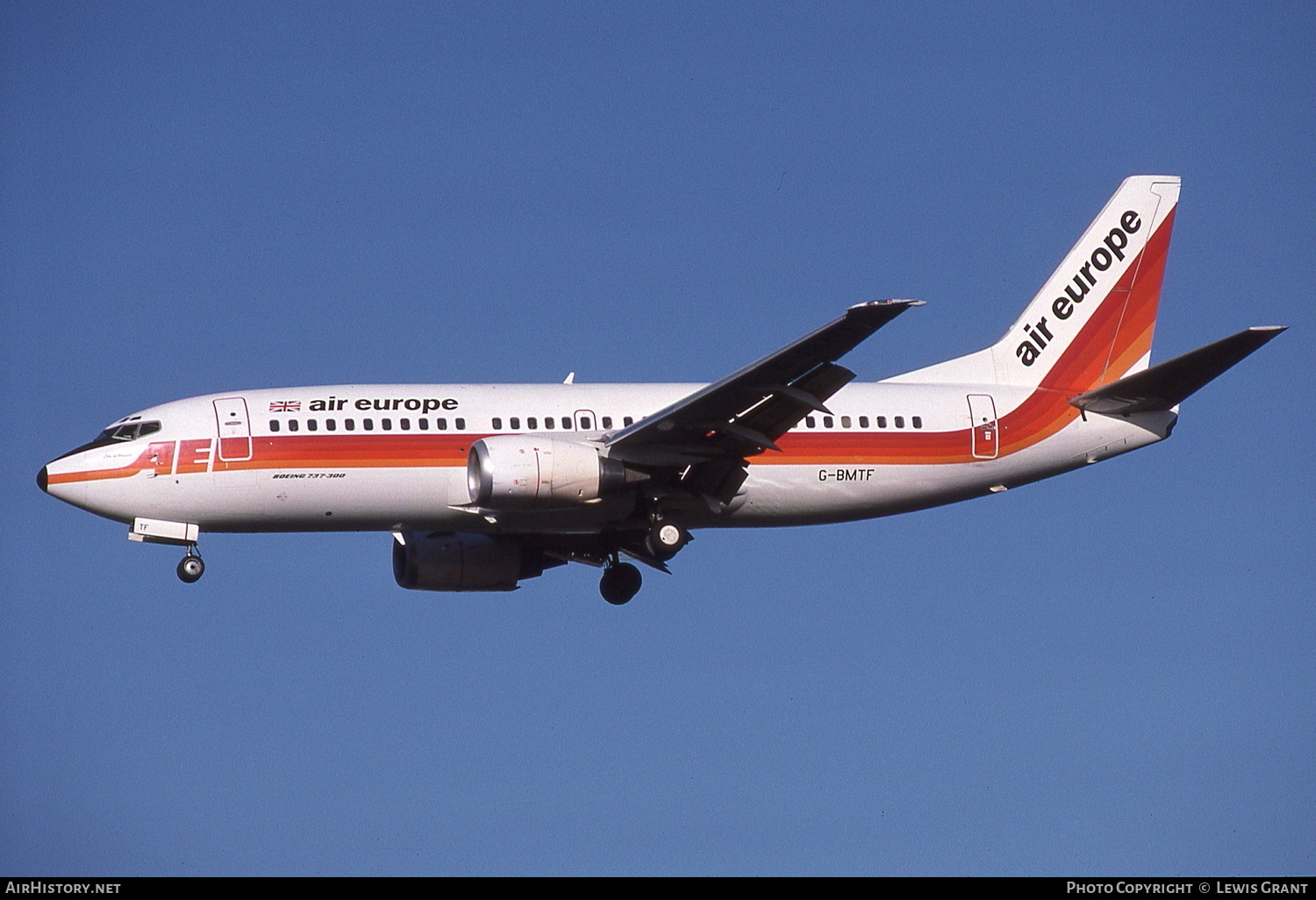 Aircraft Photo of G-BMTF | Boeing 737-3S3 | Air Europe | AirHistory.net #306207