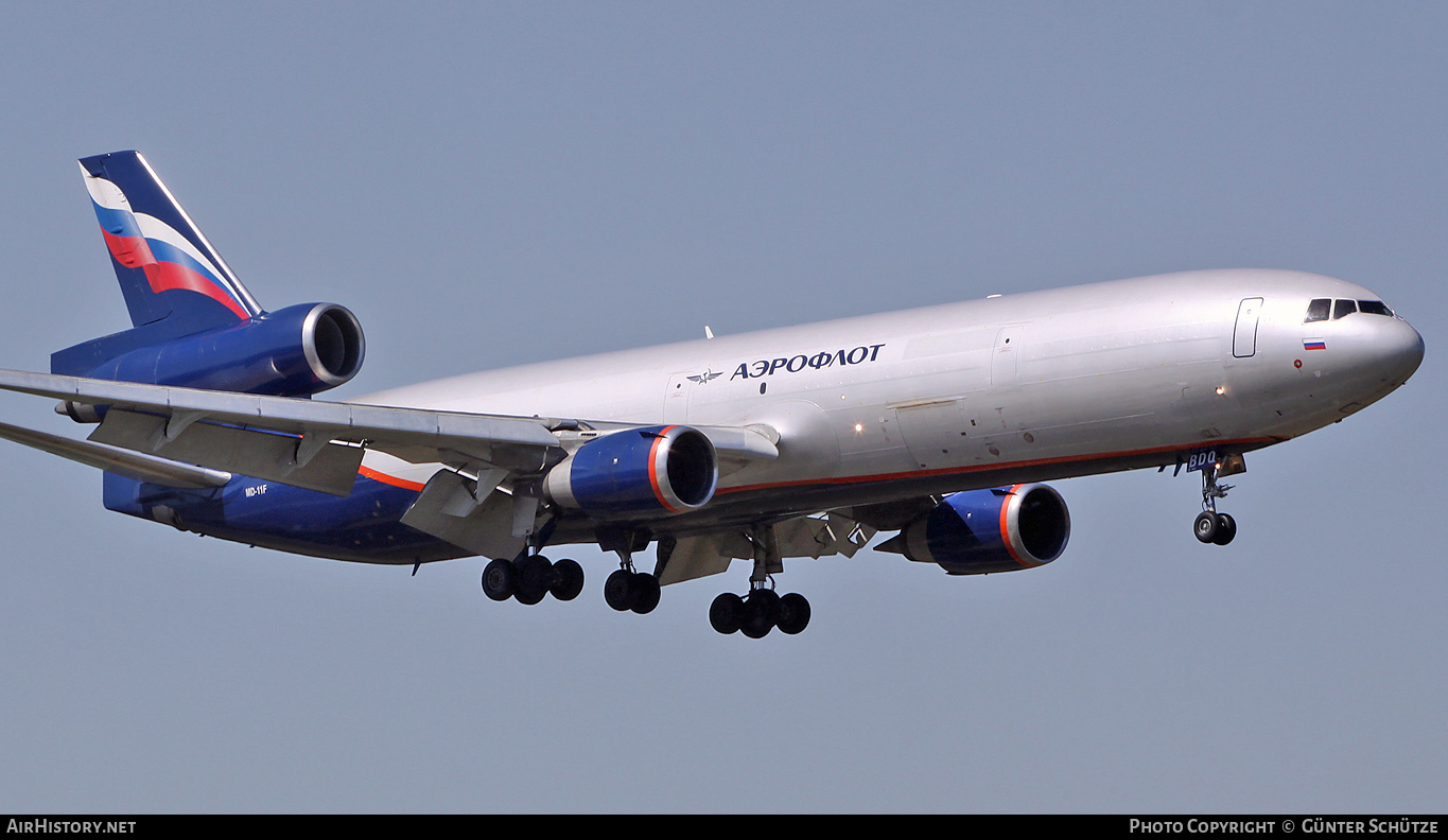Aircraft Photo of VP-BDQ | McDonnell Douglas MD-11F | Aeroflot - Russian Airlines | AirHistory.net #306221