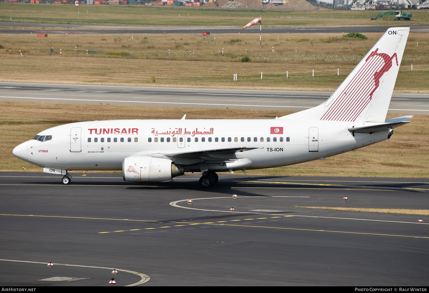Aircraft Photo of TS-ION | Boeing 737-6H3 | Tunisair | AirHistory.net #306234