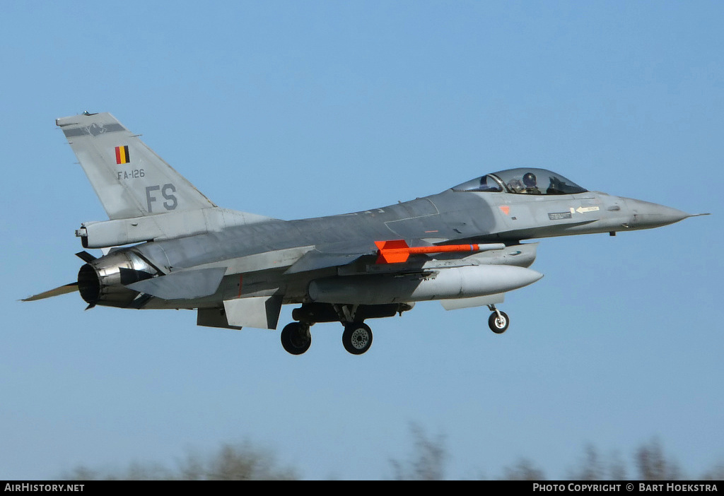 Aircraft Photo of FA-126 | General Dynamics F-16AM Fighting Falcon | Belgium - Air Force | AirHistory.net #306239