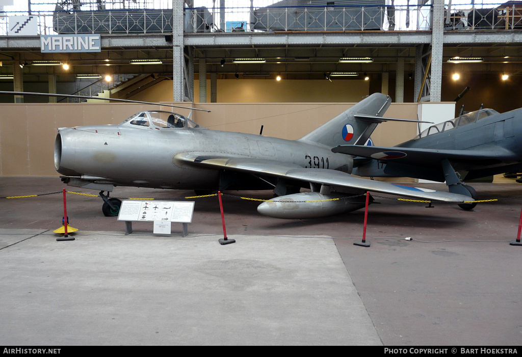 Aircraft Photo of 3911 | Mikoyan-Gurevich MiG-15bis | Czechoslovakia - Air Force | AirHistory.net #306281