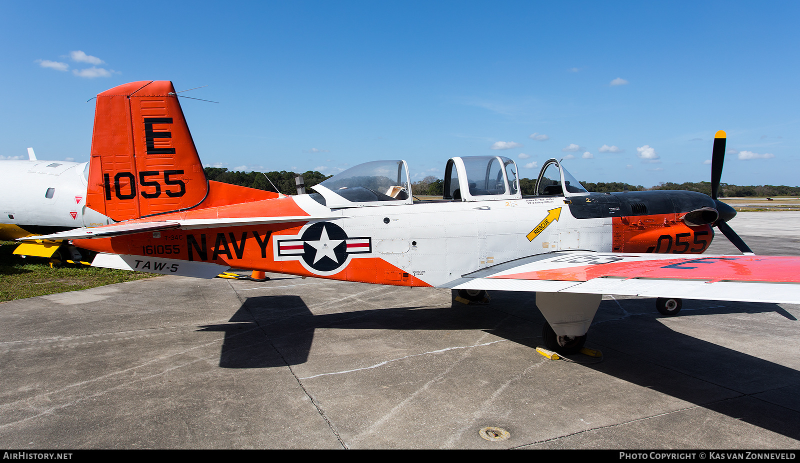 Aircraft Photo of 161055 / 1055 | Beech T-34C Turbo Mentor (45) | AirHistory.net #306315