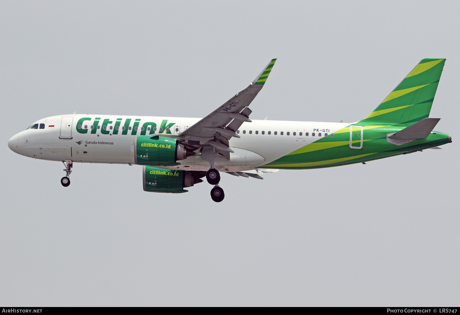Aircraft Photo of PK-GTI | Airbus A320-251N | Citilink | AirHistory.net #306324