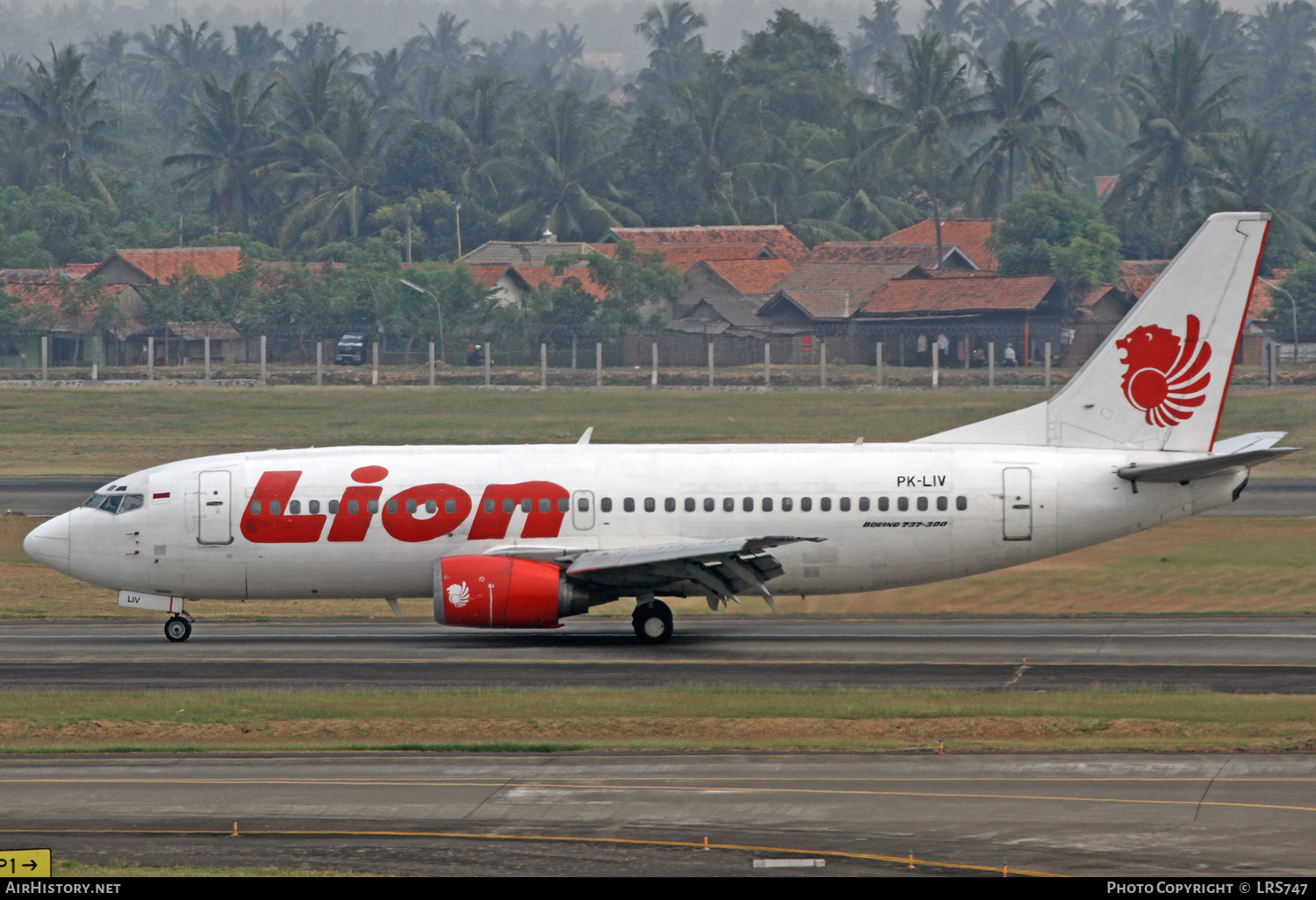 Aircraft Photo of PK-LIV | Boeing 737-3G7 | Lion Air | AirHistory.net #306326