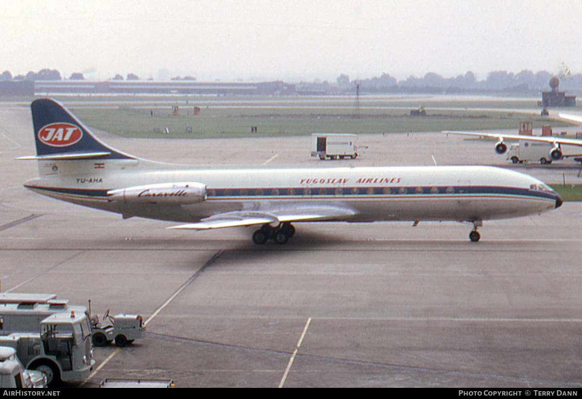 Aircraft Photo of YU-AHA | Sud SE-210 Caravelle VI-N | JAT Yugoslav Airlines - Jugoslovenski Aerotransport | AirHistory.net #306350