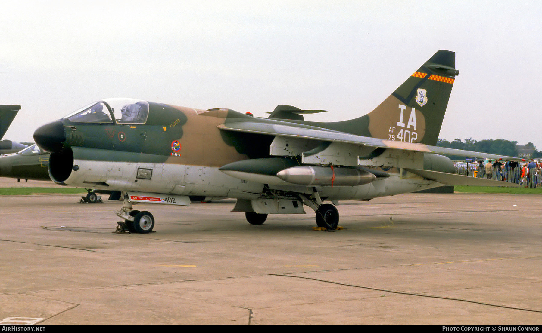 Aircraft Photo of 75-0402 / AF75-402 | Vought A-7D Corsair II | USA - Air Force | AirHistory.net #306398
