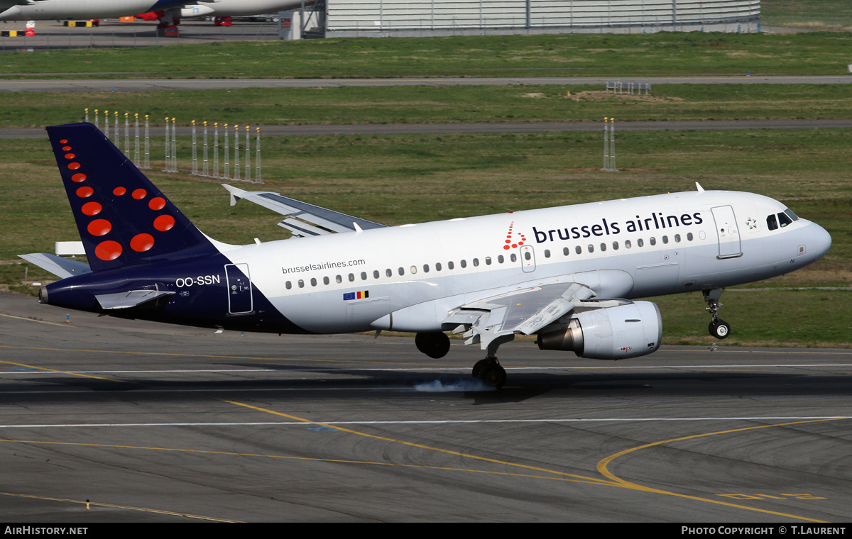 Aircraft Photo of OO-SSN | Airbus A319-112 | Brussels Airlines | AirHistory.net #306429