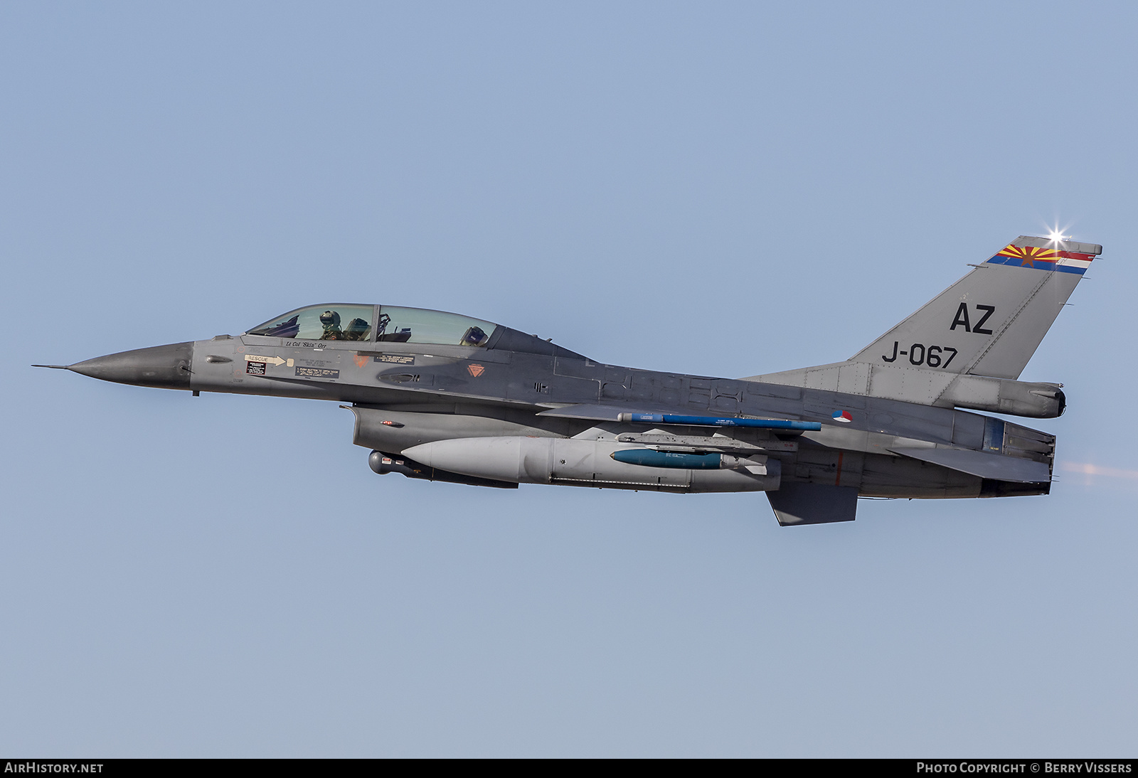 Aircraft Photo of J-067 | General Dynamics F-16BM Fighting Falcon | Netherlands - Air Force | AirHistory.net #306435
