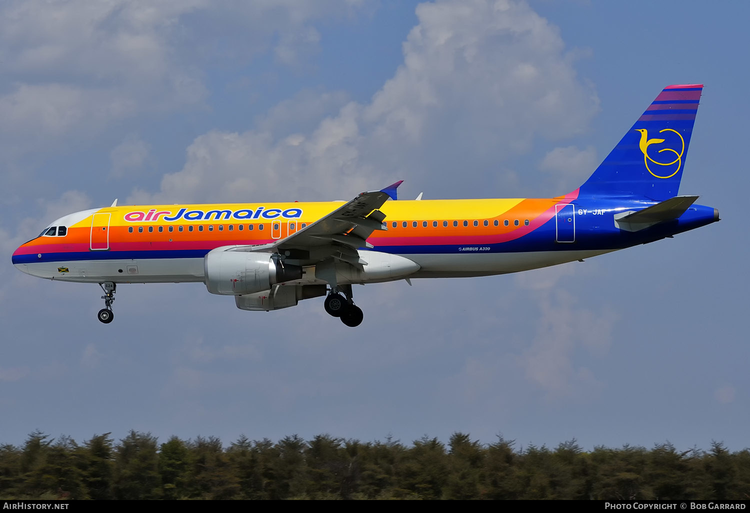 Aircraft Photo of 6Y-JAF | Airbus A320-214 | Air Jamaica | AirHistory.net #306449