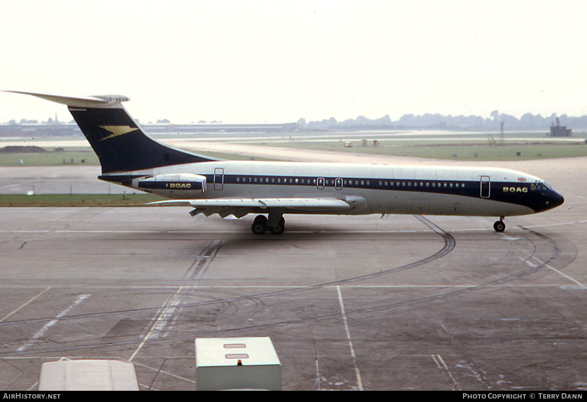 Aircraft Photo of G-ARVB | Vickers VC10 Srs1101 | BOAC - British Overseas Airways Corporation | AirHistory.net #306451