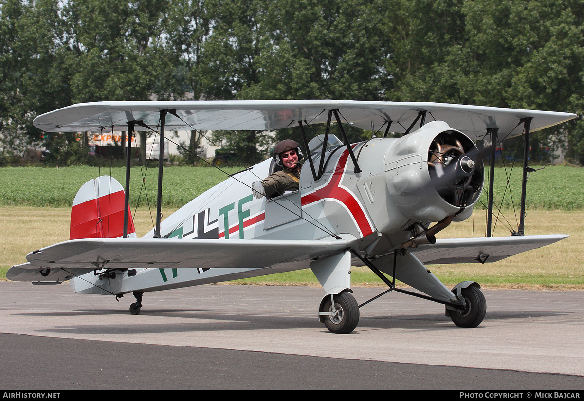 Aircraft Photo of G-BZTJ | CASA 1.133L Jungmeister | Germany - Air Force | AirHistory.net #306478