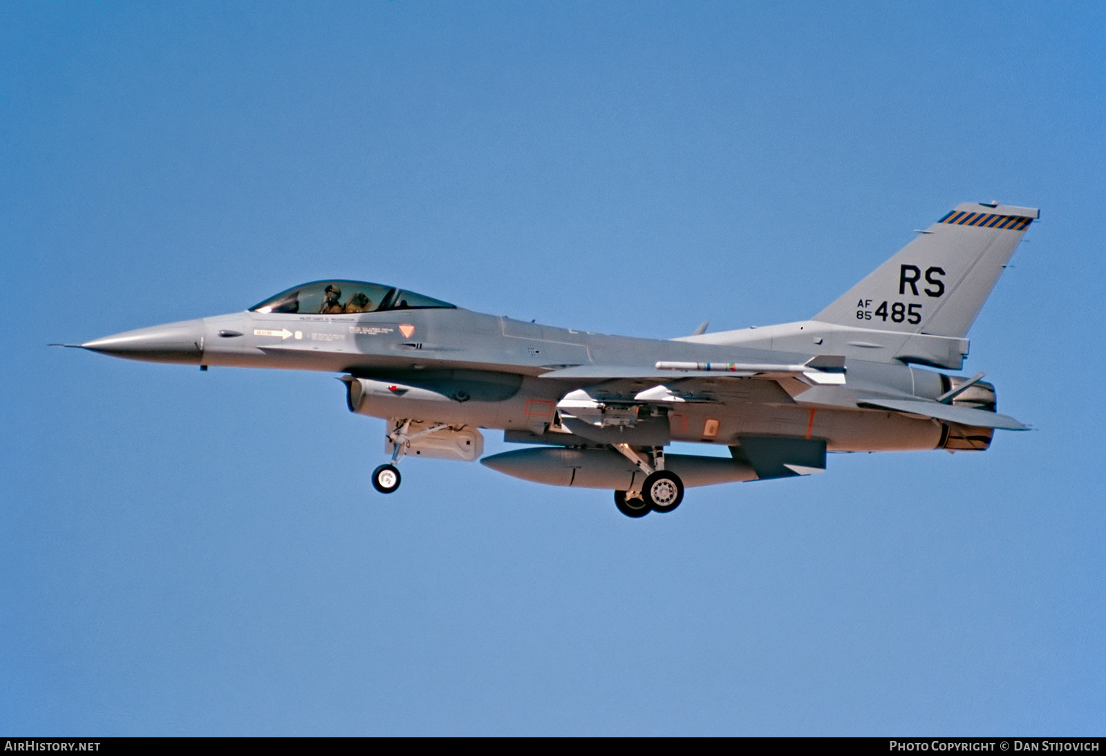 Aircraft Photo of 85-1485 / AF85-485 | General Dynamics F-16C Fighting Falcon | USA - Air Force | AirHistory.net #306484