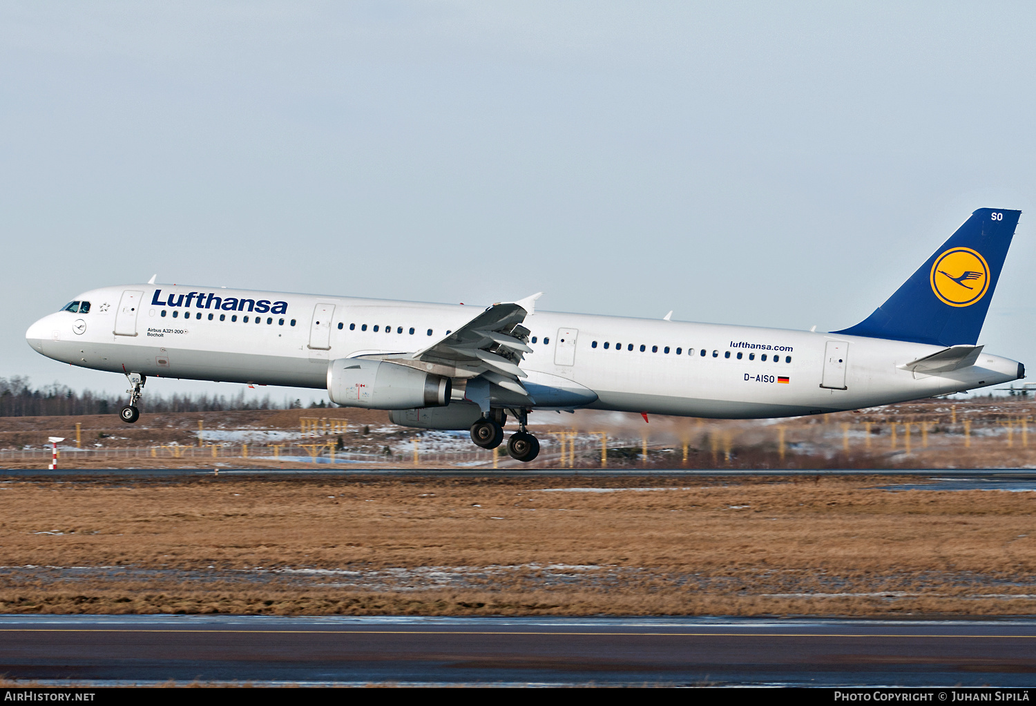 Aircraft Photo of D-AISO | Airbus A321-231 | Lufthansa | AirHistory.net #306500