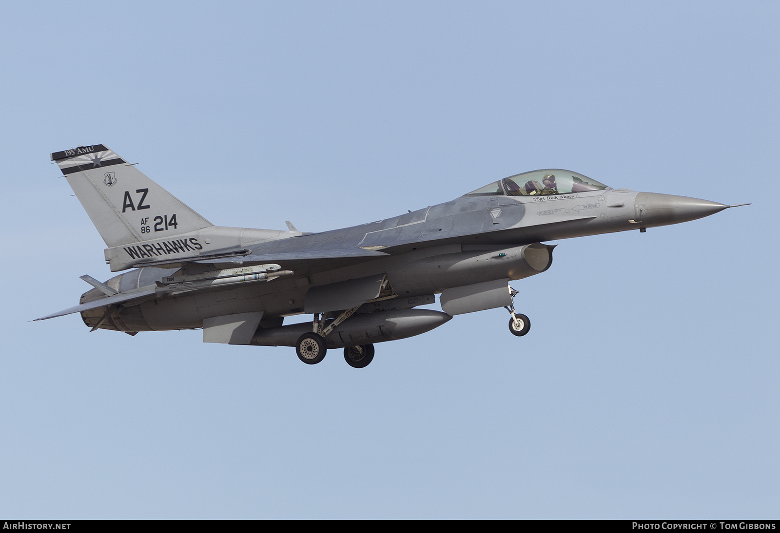 Aircraft Photo of 86-0214 / AF86-214 | General Dynamics F-16C Fighting Falcon | USA - Air Force | AirHistory.net #306518