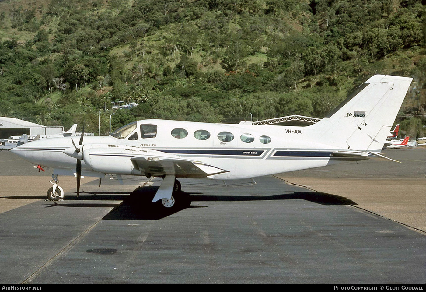 Aircraft Photo of VH-JOA | Cessna 421C Golden Eagle | Air Swift | AirHistory.net #306549