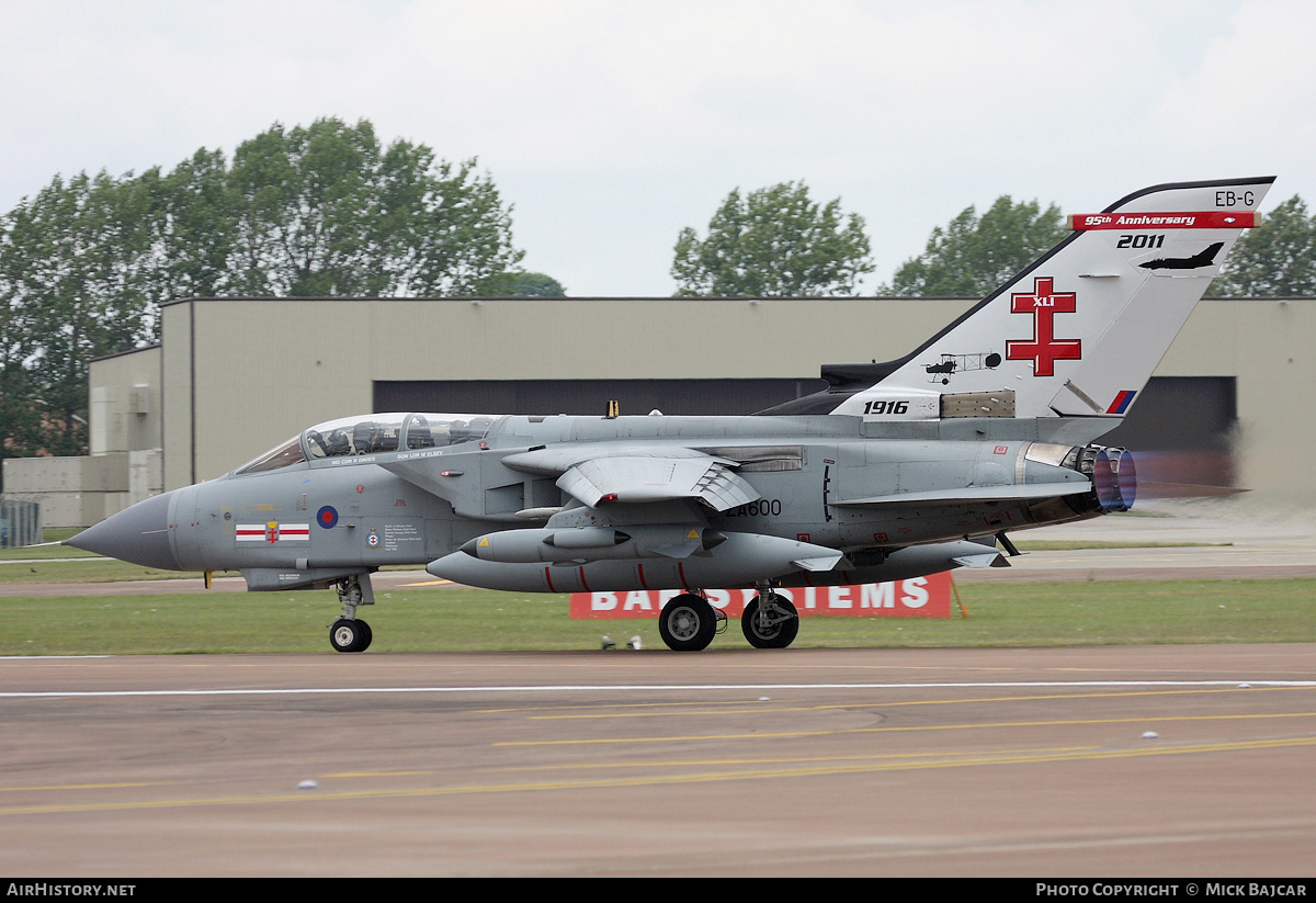 Aircraft Photo of ZA600 | Panavia Tornado GR4 | UK - Air Force | AirHistory.net #306556