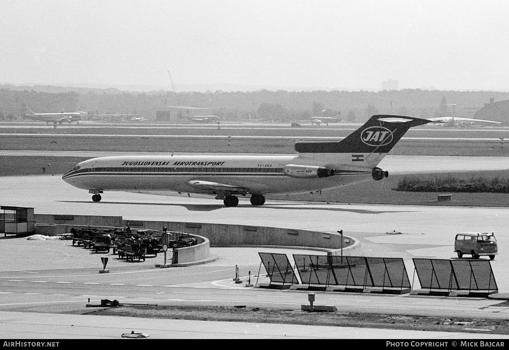 Aircraft Photo of YU-AKA | Boeing 727-2H9/Adv | JAT Yugoslav Airlines - Jugoslovenski Aerotransport | AirHistory.net #306567