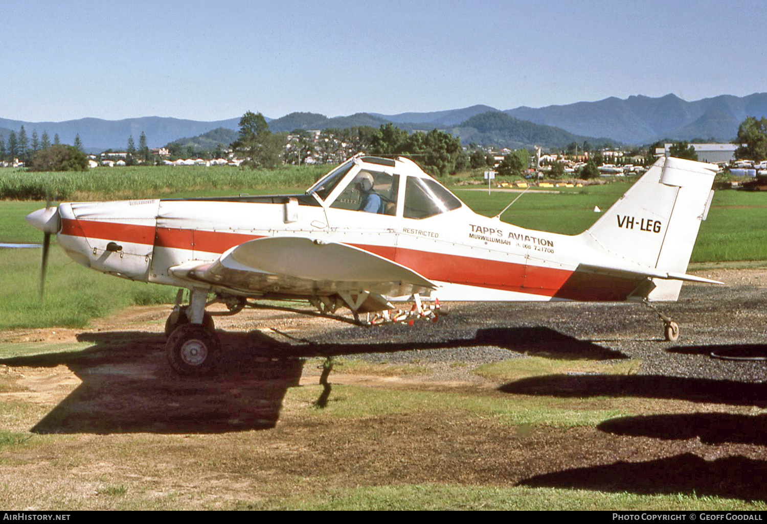 Aircraft Photo of VH-LEG | Piper PA-36-300 Pawnee Brave | Tapp's Aviation | AirHistory.net #306574