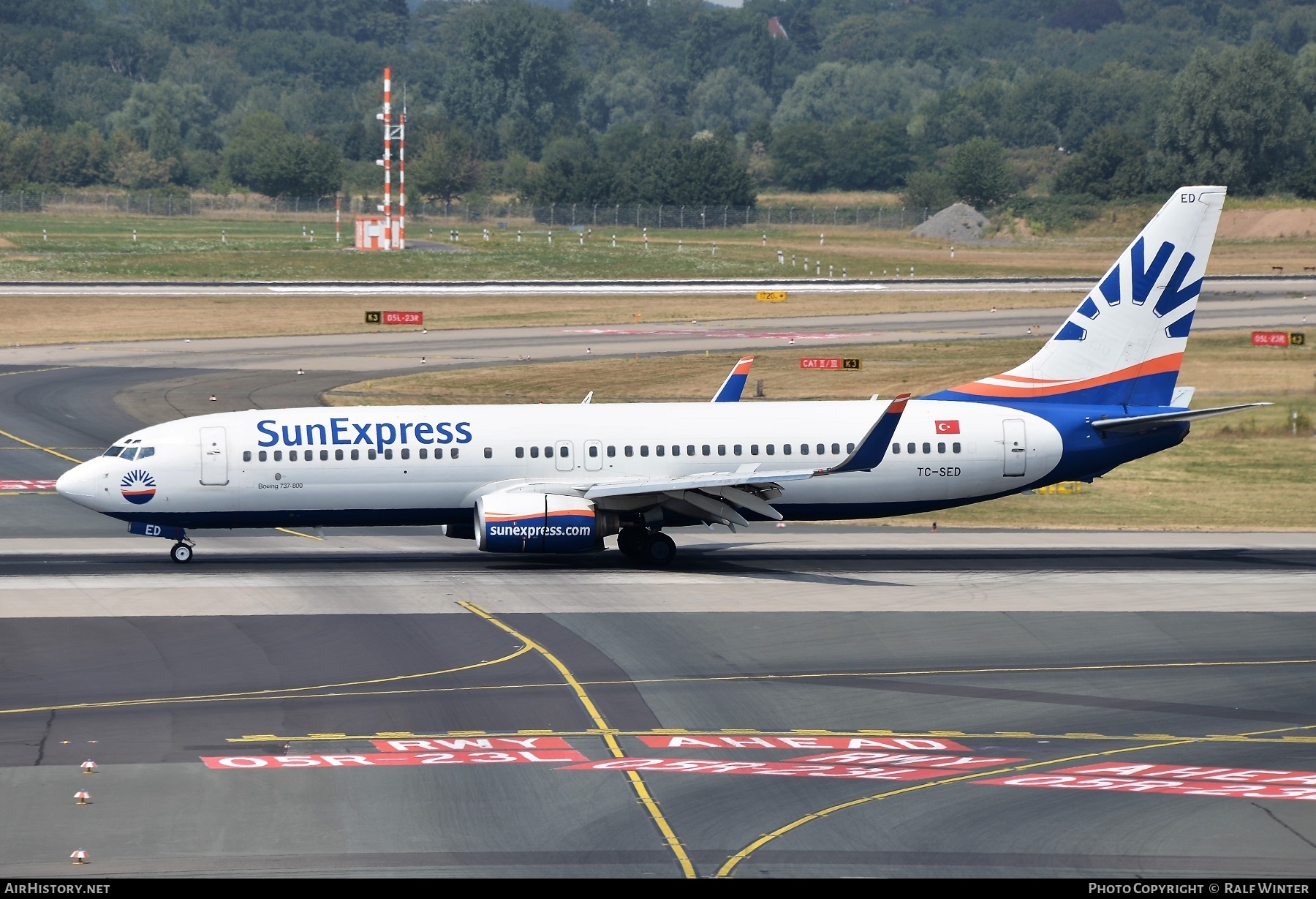 Aircraft Photo of TC-SED | Boeing 737-8CX | SunExpress | AirHistory.net #306579