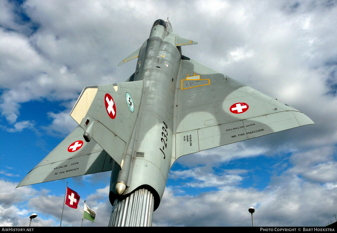 Aircraft Photo of J-2334 | Dassault Mirage IIIS | Switzerland - Air Force | AirHistory.net #306616