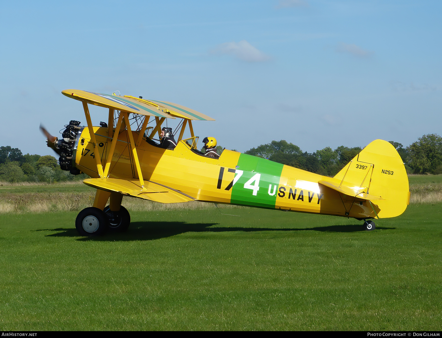 Aircraft Photo of G-OBEE / 3397 | Boeing N2S-3 Kaydet (B75N1) | USA - Navy | AirHistory.net #306628