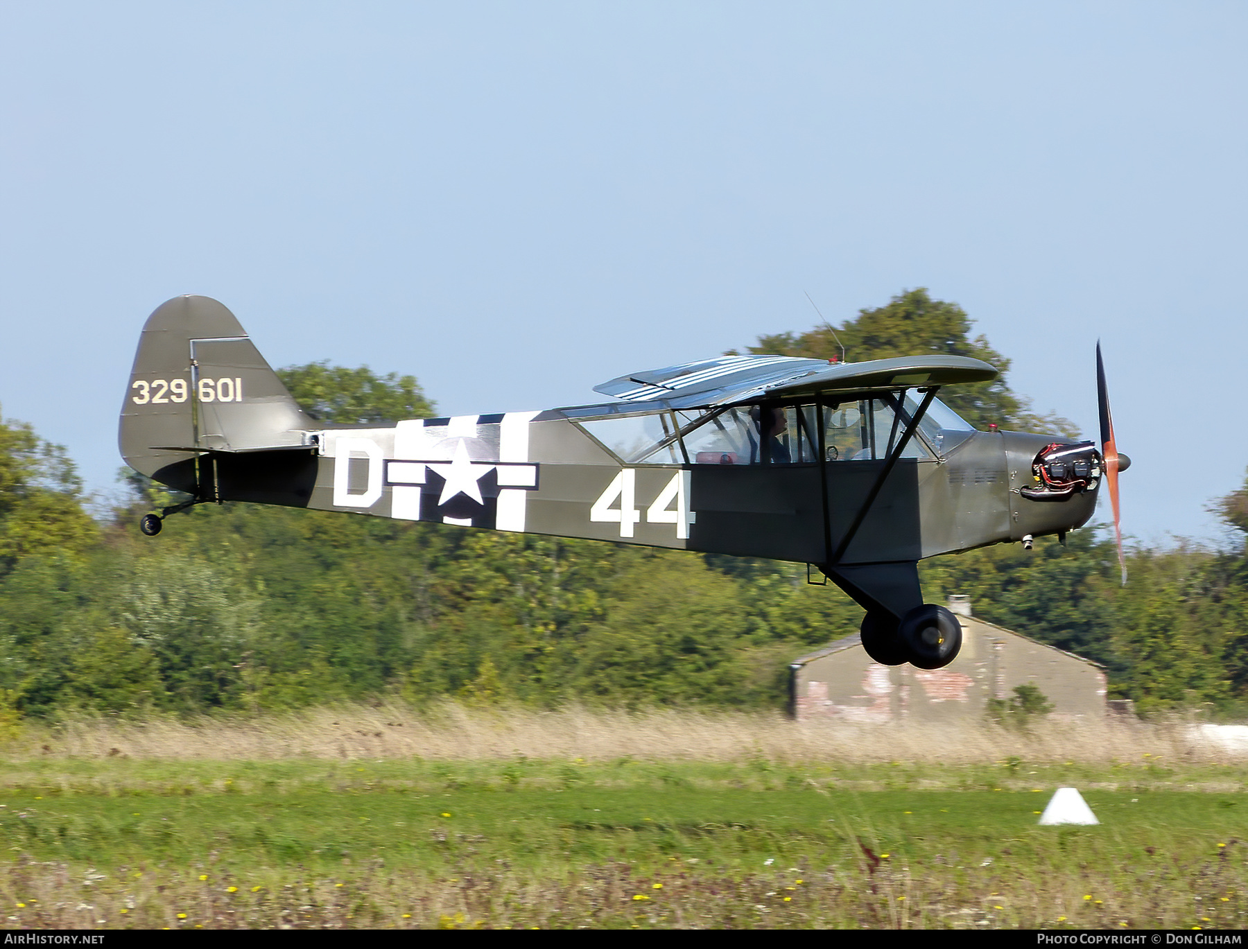 Aircraft Photo of G-AXHR / 329601 | Piper J-3C-65 Cub | USA - Air Force | AirHistory.net #306630