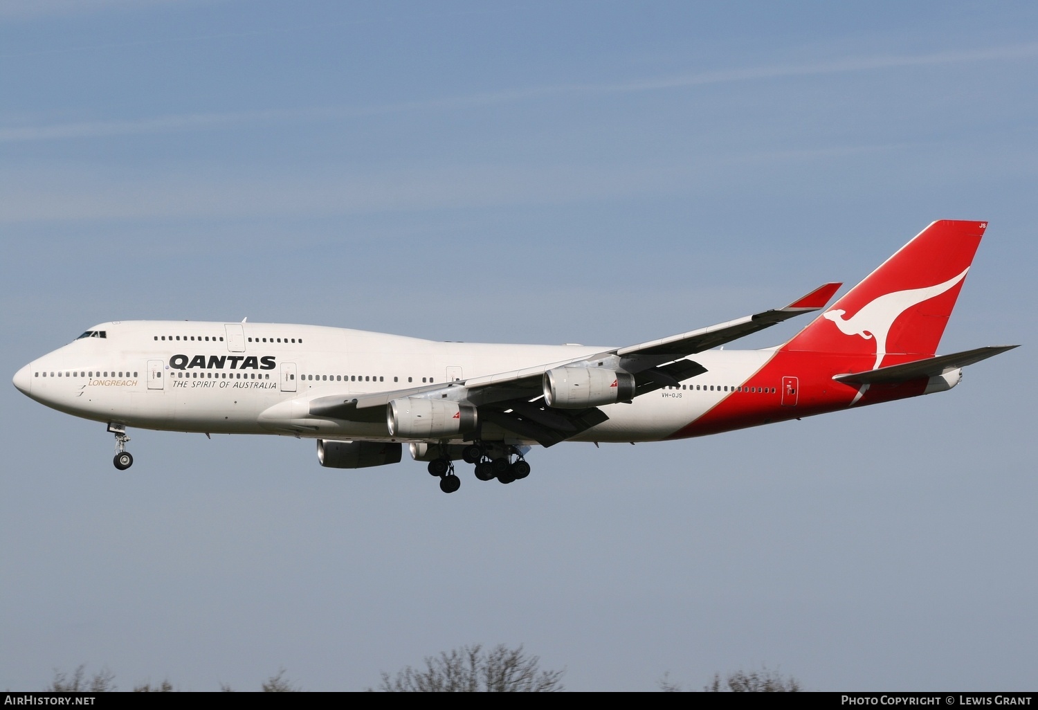 Aircraft Photo of VH-OJS | Boeing 747-438 | Qantas | AirHistory.net #306667
