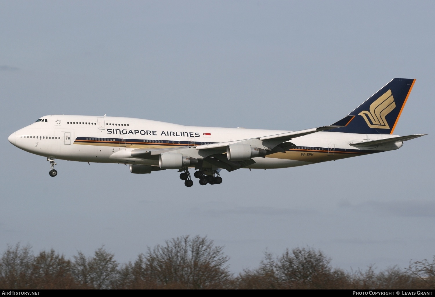 Aircraft Photo of 9V-SPH | Boeing 747-412 | Singapore Airlines | AirHistory.net #306678