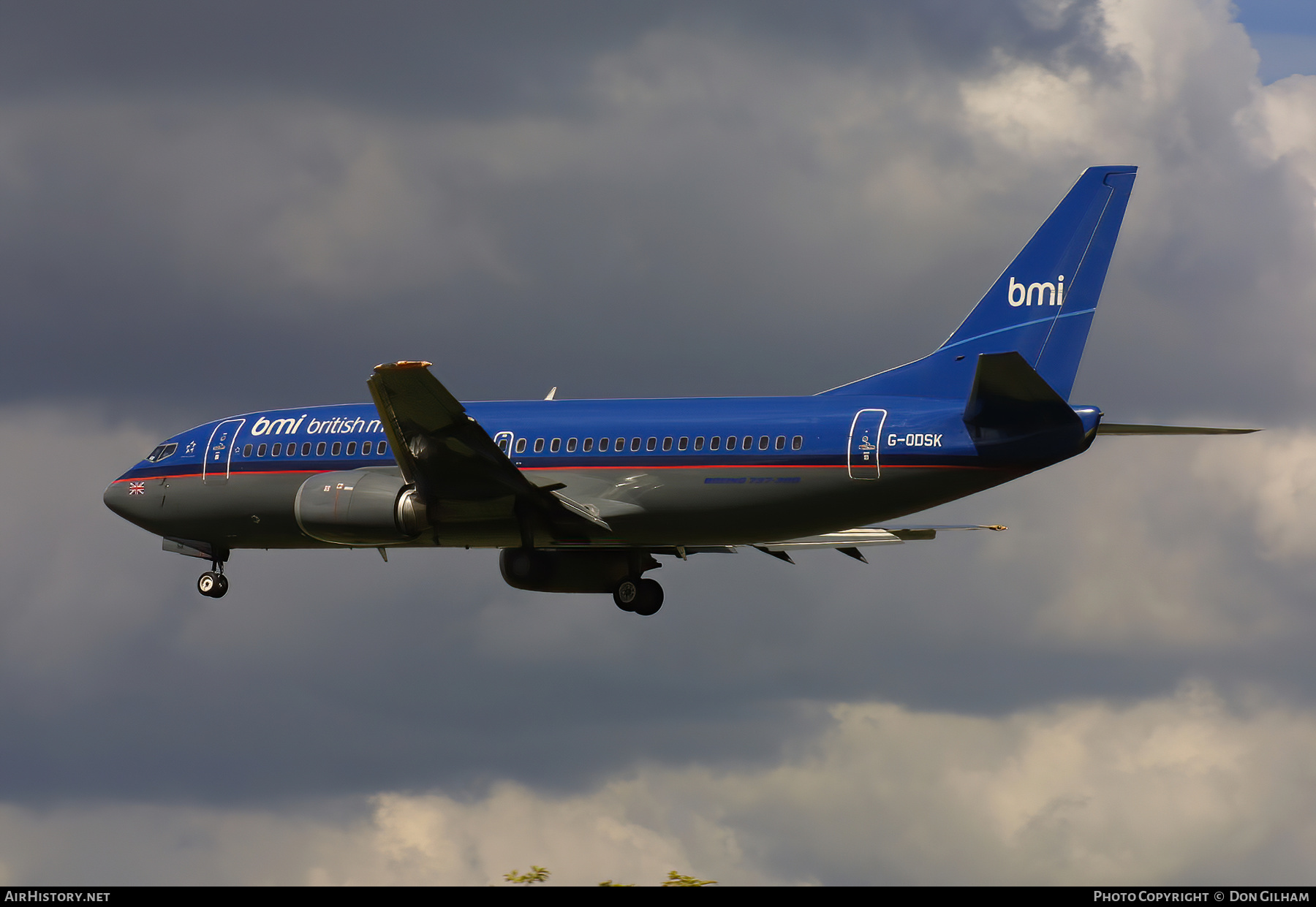 Aircraft Photo of G-ODSK | Boeing 737-37Q | BMI - British Midland International | AirHistory.net #306714