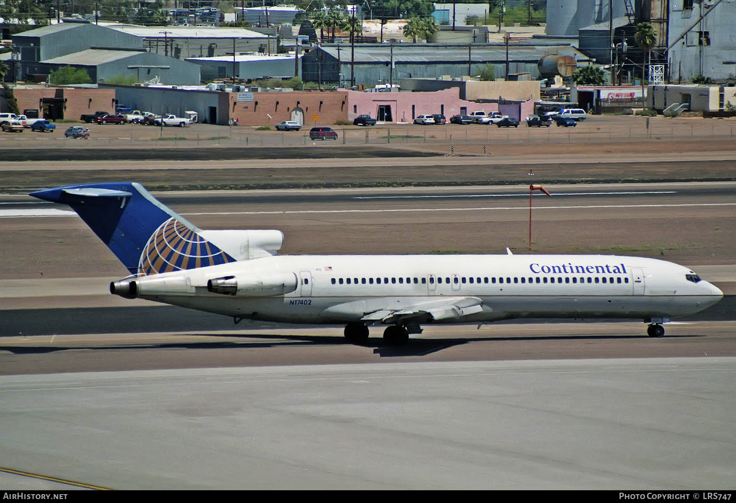 Aircraft Photo of N17402 | Boeing 727-243/Adv | Continental Airlines | AirHistory.net #306837