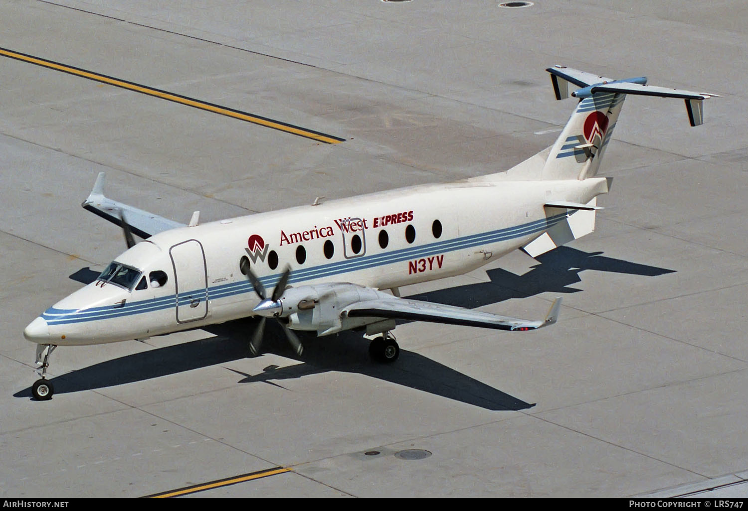 Aircraft Photo of N3YV | Beech 1900D | America West Express | AirHistory.net #306838
