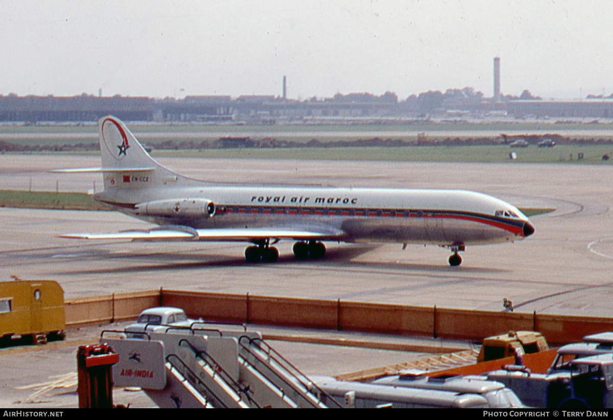 Aircraft Photo of CN-CCZ | Sud SE-210 Caravelle III | Royal Air Maroc - RAM | AirHistory.net #306839
