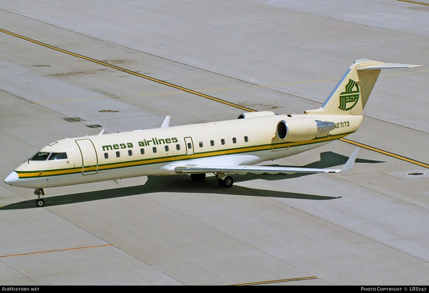 Aircraft Photo of N27173 | Bombardier CRJ-200LR (CL-600-2B19) | Mesa Airlines | AirHistory.net #306841