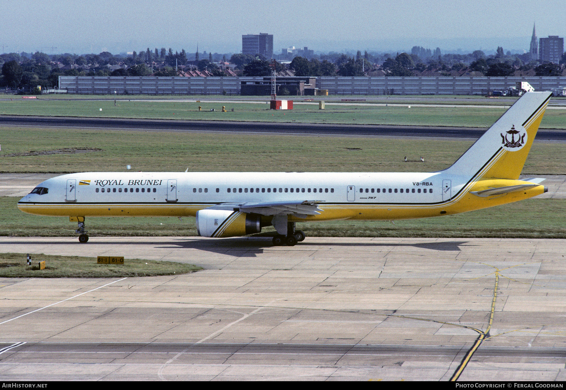 Aircraft Photo of V8-RBA | Boeing 757-2M6 | Royal Brunei Airlines | AirHistory.net #306857