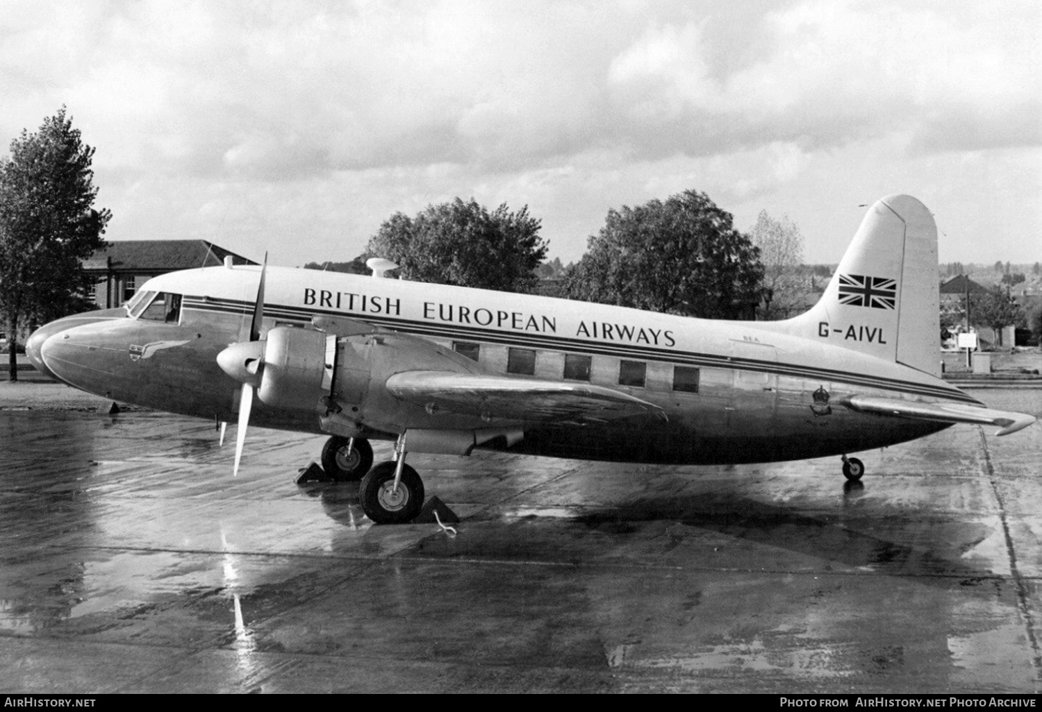 Aircraft Photo of G-AIVL | Vickers 610 Viking 1B | BEA - British European Airways | AirHistory.net #306895