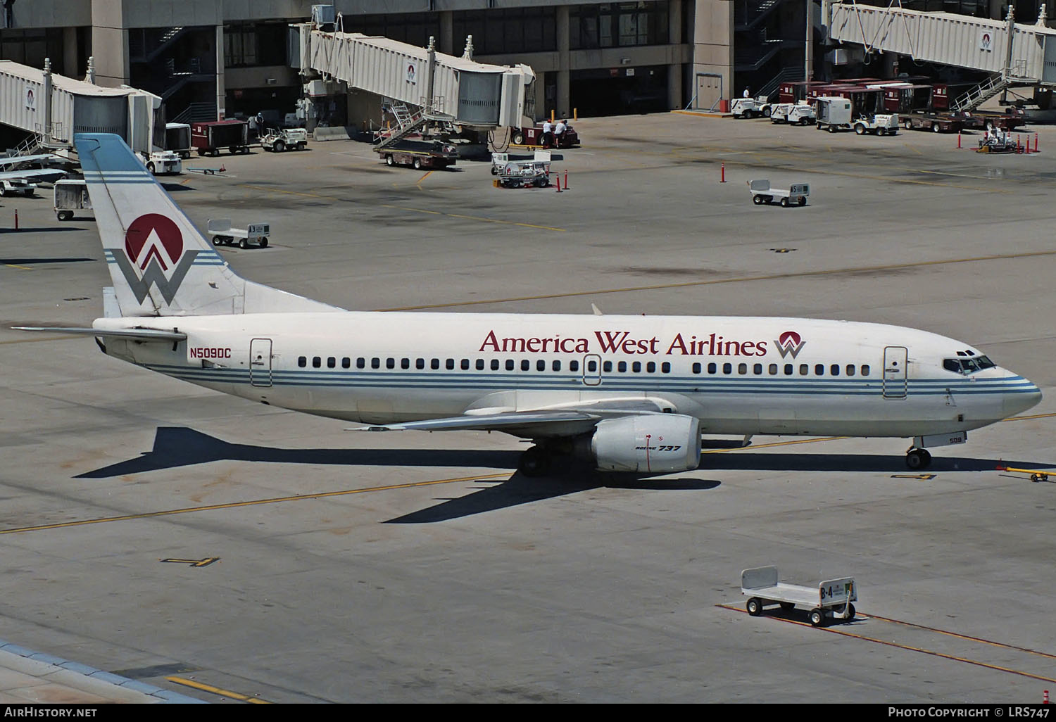 Aircraft Photo of N509DC | Boeing 737-33A | America West Airlines | AirHistory.net #306900