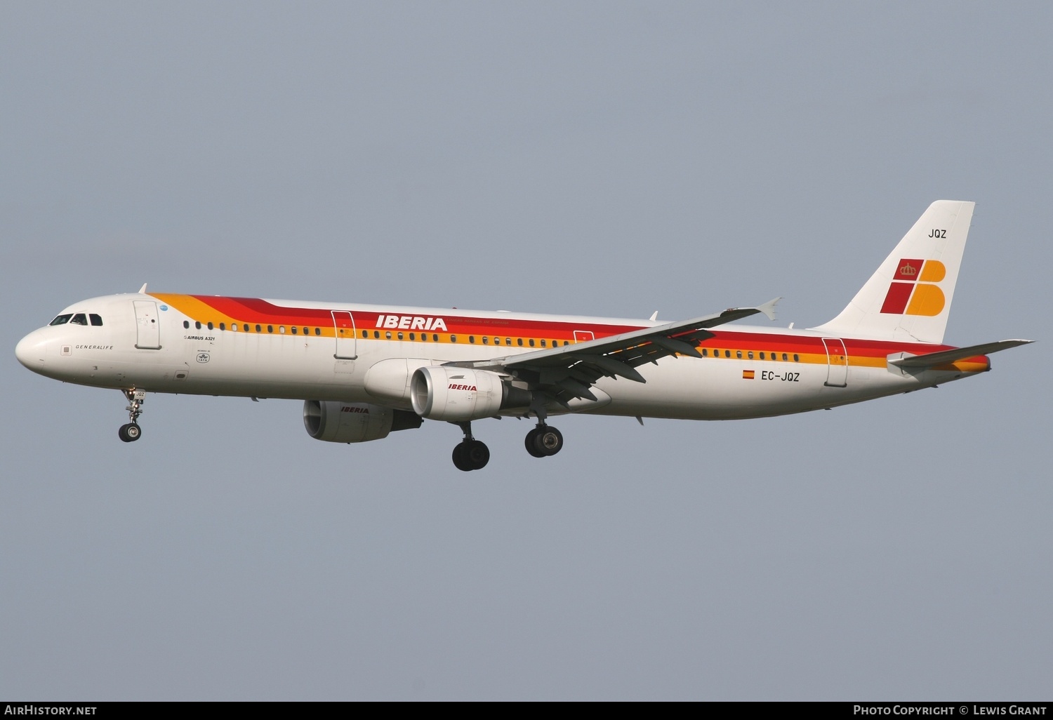 Aircraft Photo of EC-JQZ | Airbus A321-211 | Iberia | AirHistory.net #306908