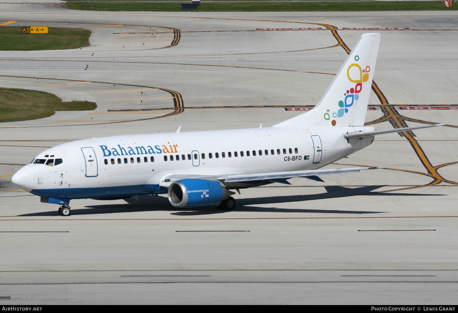 Aircraft Photo of C6-BFD | Boeing 737-5H6 | Bahamasair | AirHistory.net #306926