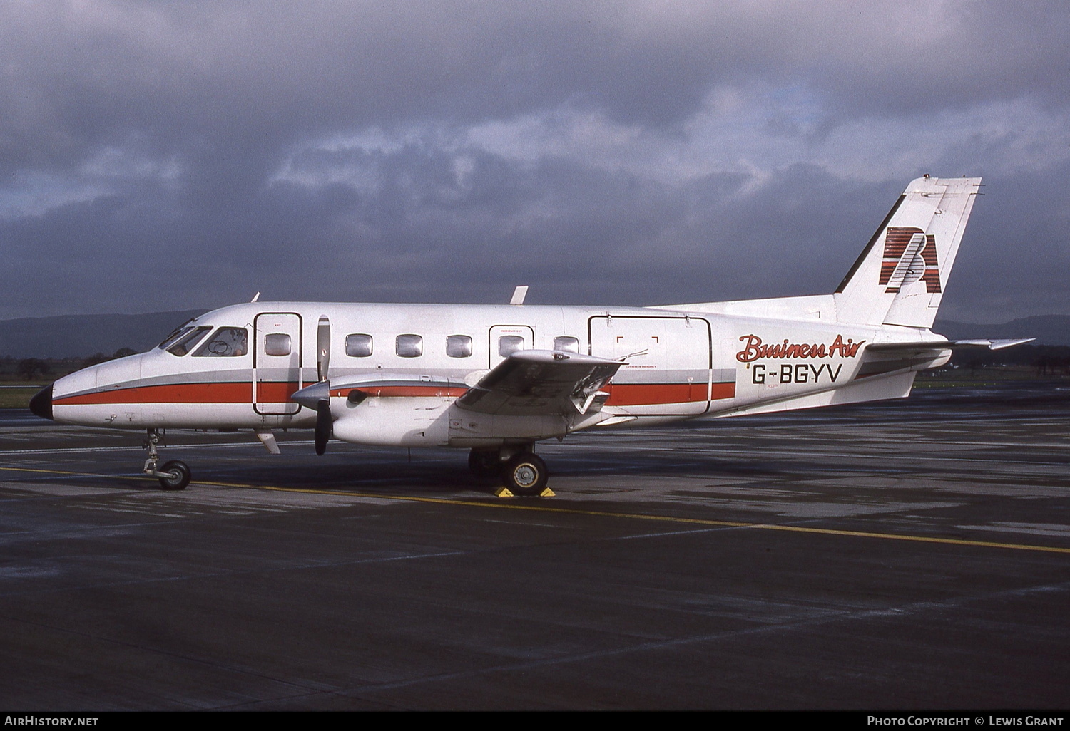 Aircraft Photo of G-BGYV | Embraer EMB-110P1 Bandeirante | Business Air | AirHistory.net #306947