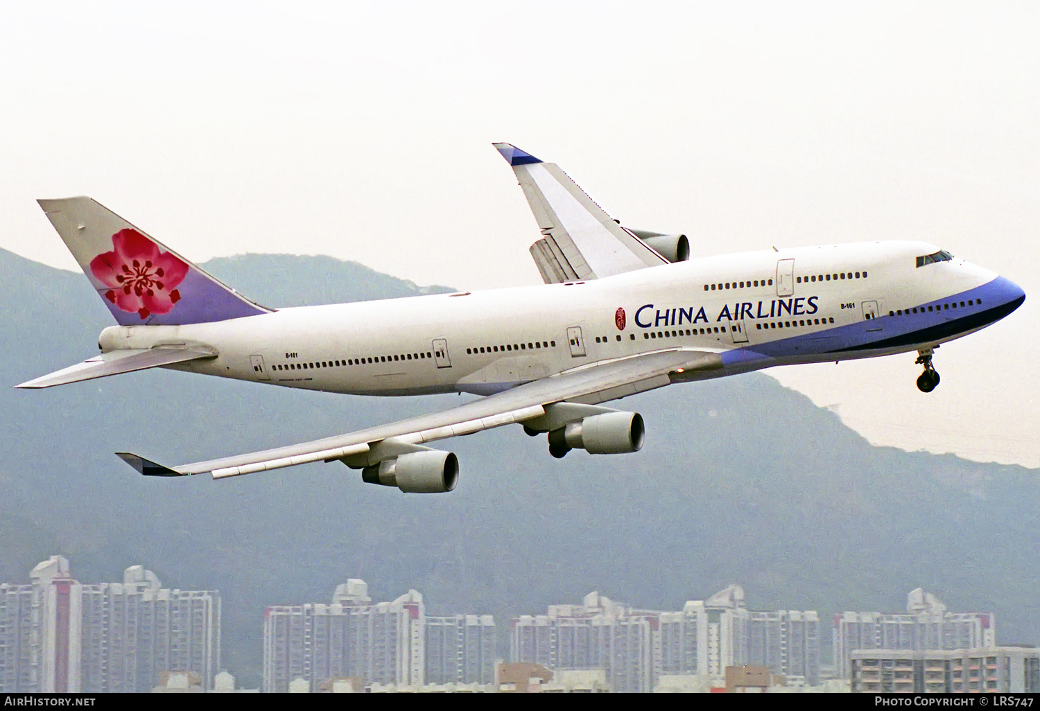 Aircraft Photo of B-161 | Boeing 747-409 | China Airlines | AirHistory.net #306993