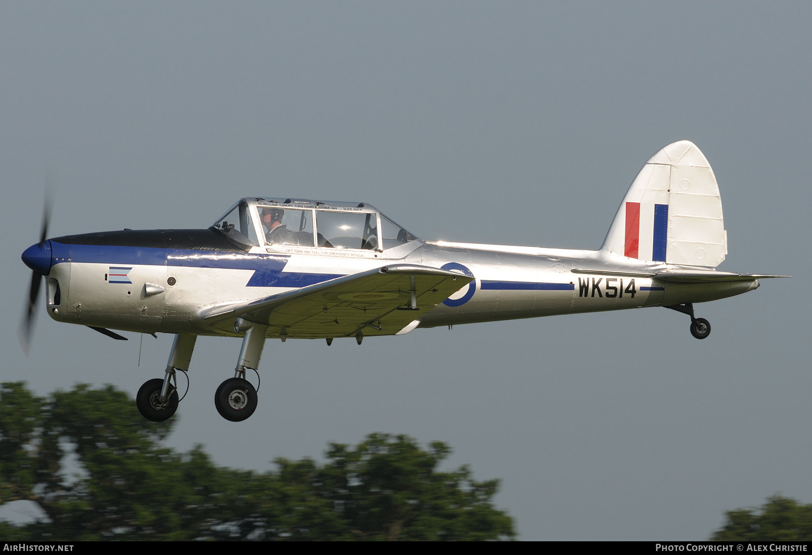 Aircraft Photo of G-BBMO / WK514 | De Havilland DHC-1 Chipmunk Mk22 | UK - Air Force | AirHistory.net #306995