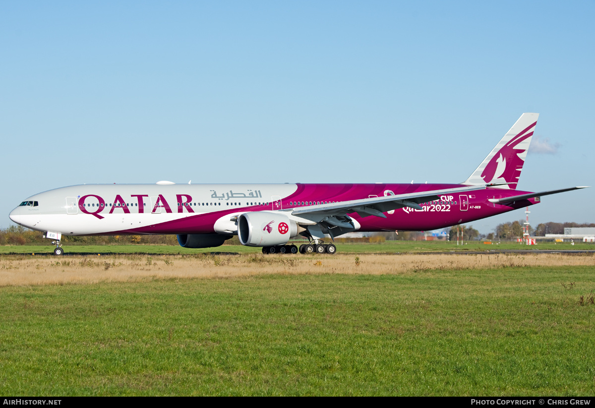 Aircraft Photo of A7-BEB | Boeing 777-3DZ/ER | Qatar Airways | AirHistory.net #307040