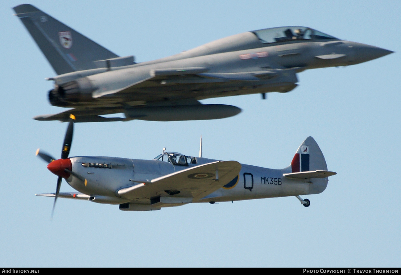 Aircraft Photo of MK356 | Supermarine 361 Spitfire LF9C | UK - Air Force | AirHistory.net #307044