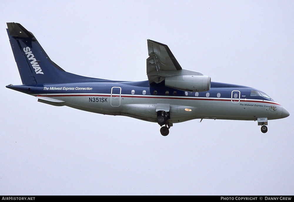 Aircraft Photo of N351SK | Dornier 328-300 328JET | Skyway Midwest Express Connection | AirHistory.net #307059