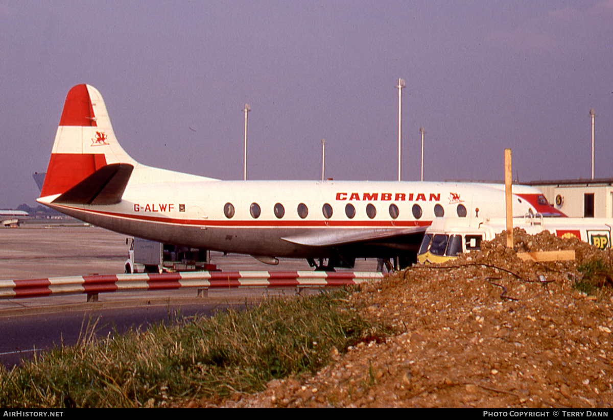 Aircraft Photo of G-ALWF | Vickers 701 Viscount | Cambrian Airways | AirHistory.net #307061