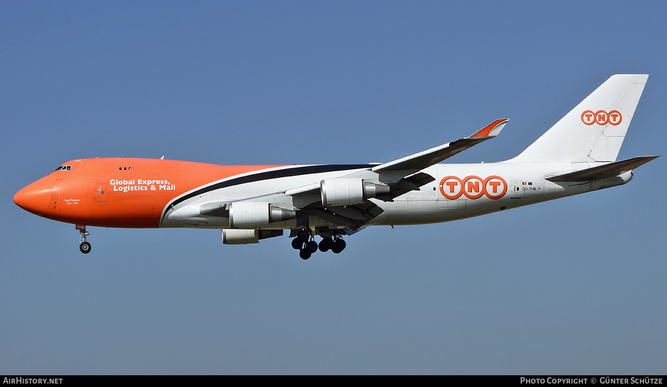 Aircraft Photo of OO-THB | Boeing 747-4HAF/ER/SCD | TNT Airways | AirHistory.net #307065