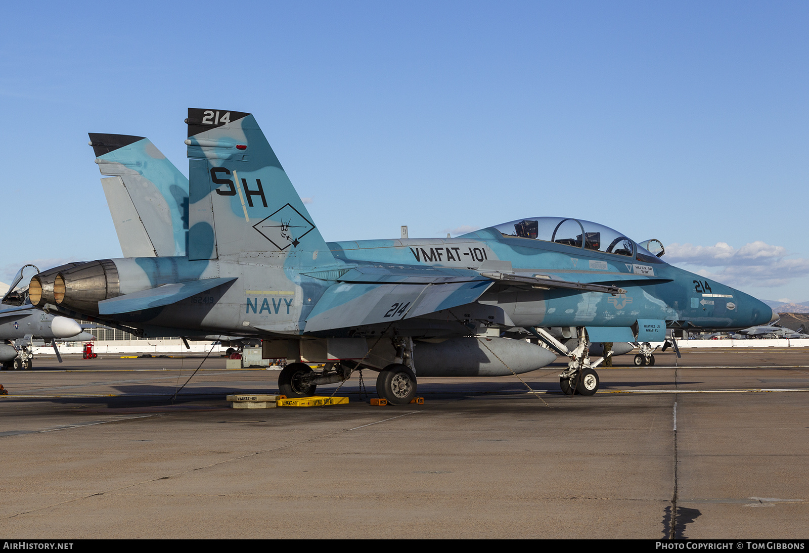 Aircraft Photo of 162419 | McDonnell Douglas F/A-18B Hornet | USA - Navy | AirHistory.net #307093