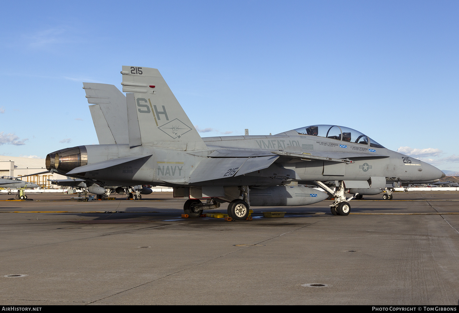 Aircraft Photo of 163115 | McDonnell Douglas F/A-18B Hornet | USA - Navy | AirHistory.net #307096