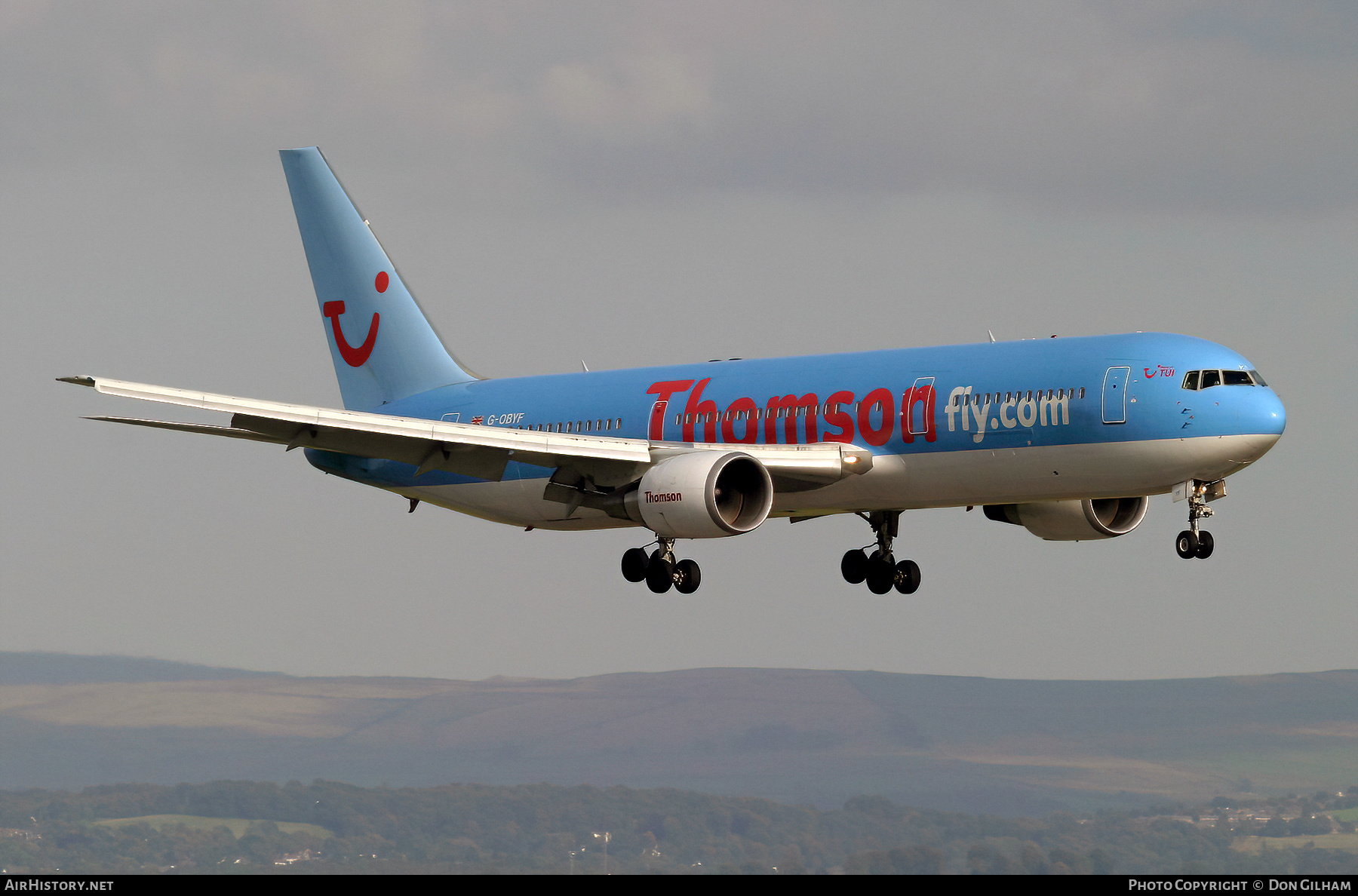 Aircraft Photo of G-OBYF | Boeing 767-304/ER | Thomsonfly | AirHistory.net #307103