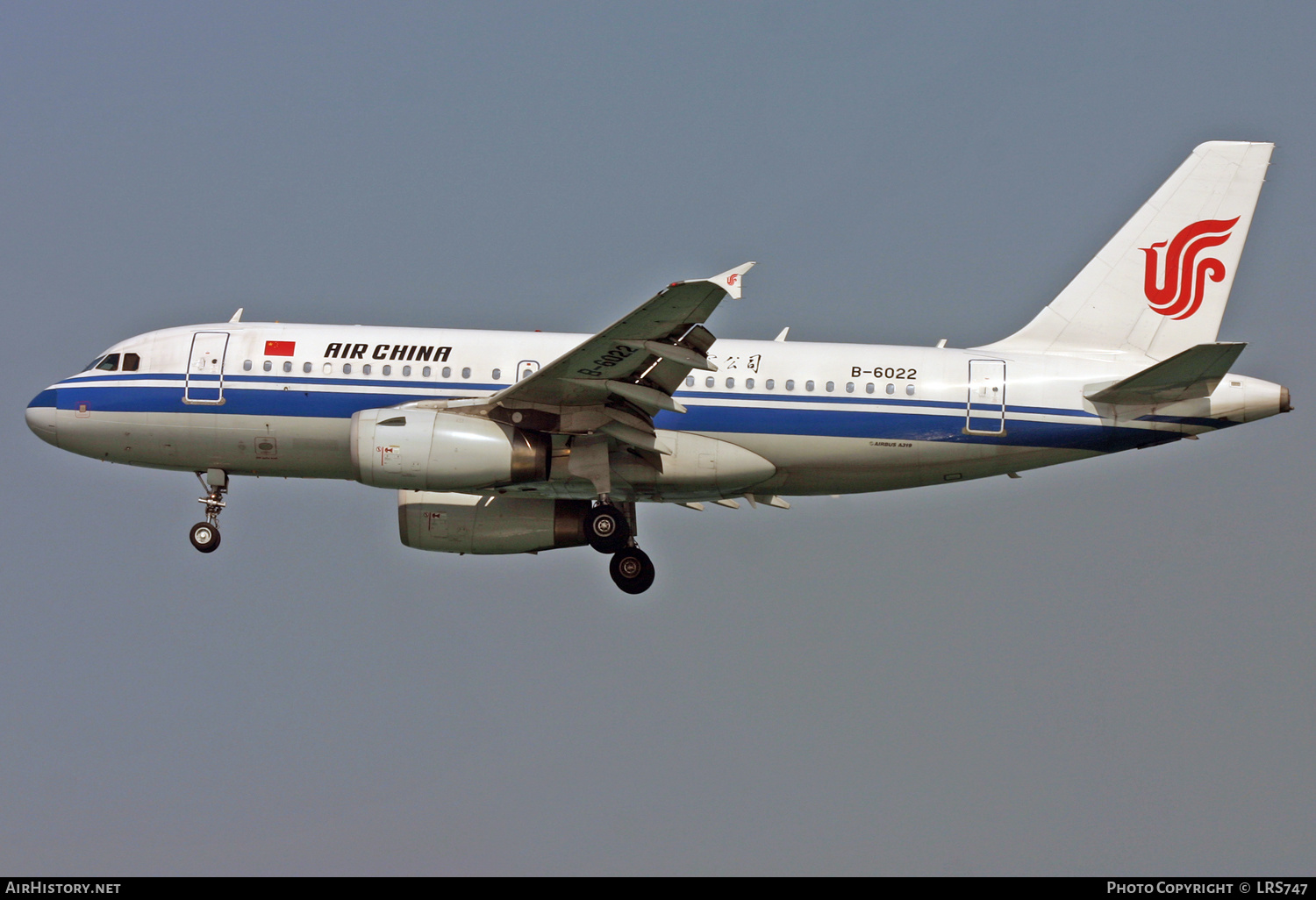 Aircraft Photo of B-6022 | Airbus A319-132 | Air China | AirHistory.net #307125